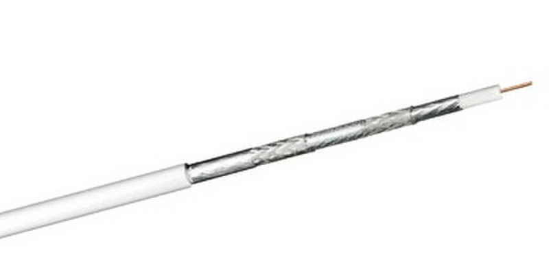 Wentronic 67156 100m White coaxial cable