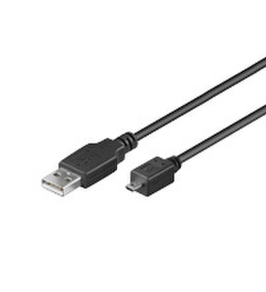 Wentronic USB Cable, 5.0m 5м USB A Черный кабель USB