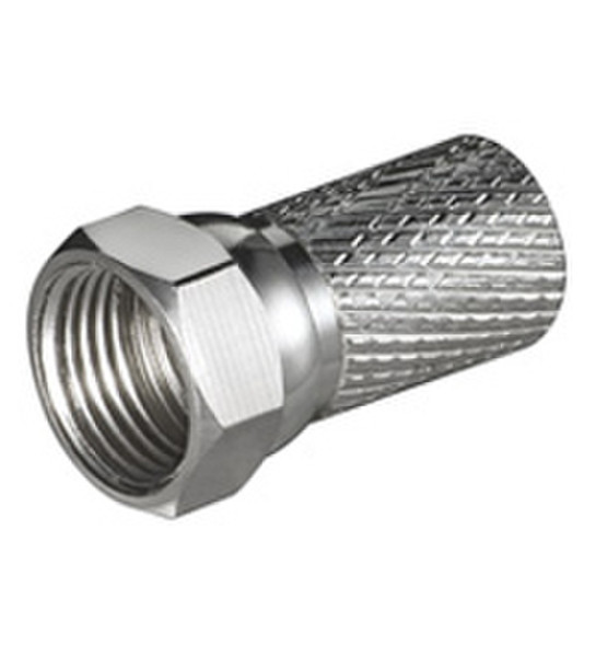 Wentronic WEF 7 C 20mm Cu BIG NUT Cеребряный коннектор