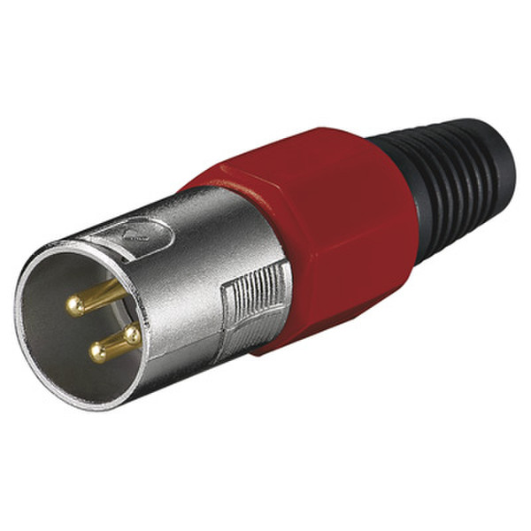 Wentronic microphone plug 3pin Красный коннектор