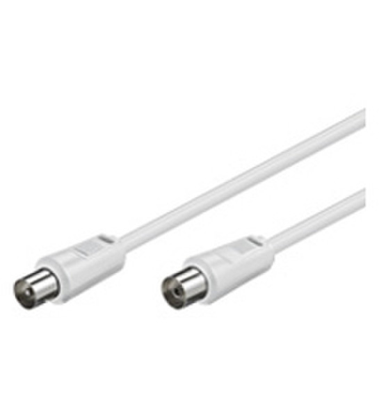 Wentronic Coaxial cable, 7.5m 7.5m coaxial coaxial White coaxial cable