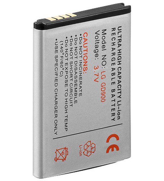 Wentronic 42449 Lithium-Ion (Li-Ion) 750mAh 3.7V Wiederaufladbare Batterie