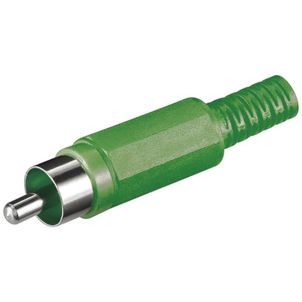 Wentronic RCA plug RCA Зеленый коннектор