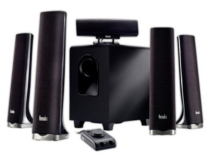 Hercules XPS 5.1 70 5.1channels 70W Black speaker set