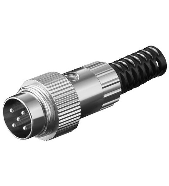 Wentronic DIO-SMS 05/360 DIN 5 pin M Stainless steel wire connector