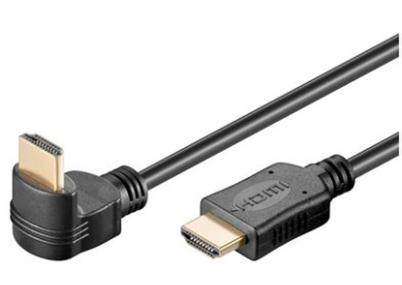 Wentronic MMK 627-100 GV 1m HDMI HDMI Black HDMI cable