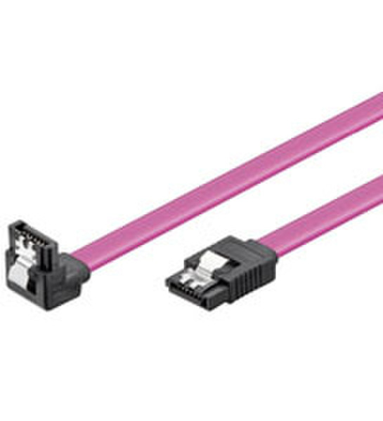 Wentronic 0.50m S-ATA HDD 90° 0.50m SATA Violet SATA cable