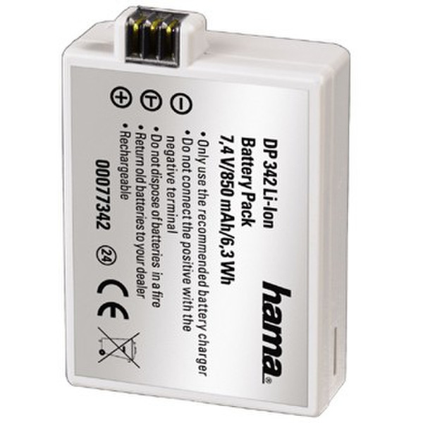 Hama DP 342 Lithium-Ion (Li-Ion) 800mAh 7.4V Wiederaufladbare Batterie