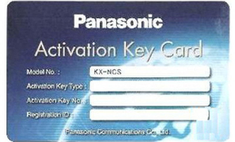 Panasonic KX-NCS3201WJ лицензия/обновление ПО