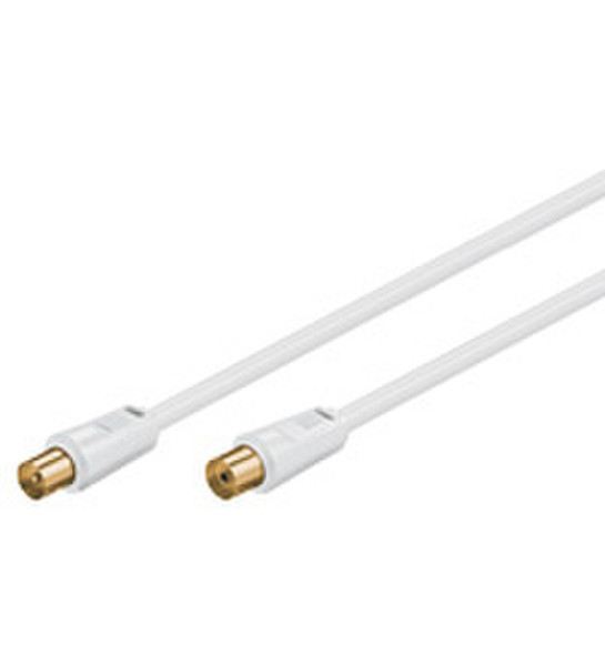 Wentronic BK 750-G 7.5m coaxial coaxial White coaxial cable