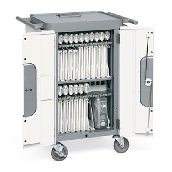 Apple Bretford Mobile Cart Silver,White rack