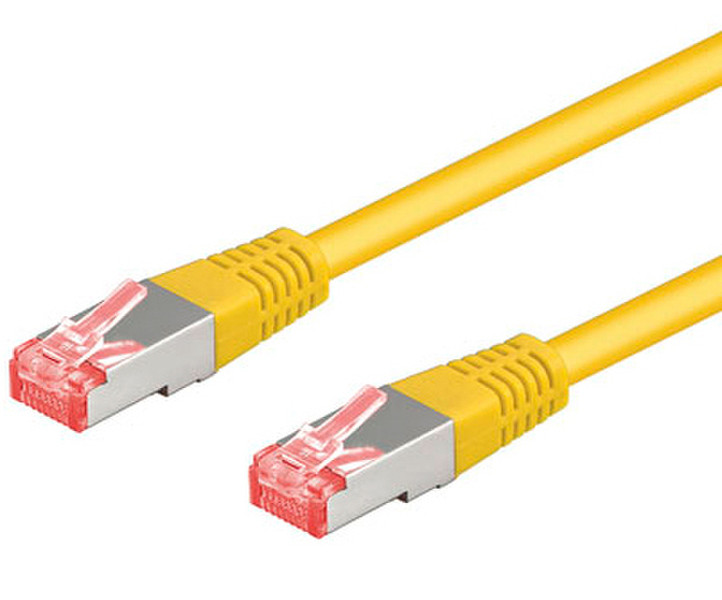 Wentronic 93210 0.25m Yellow networking cable