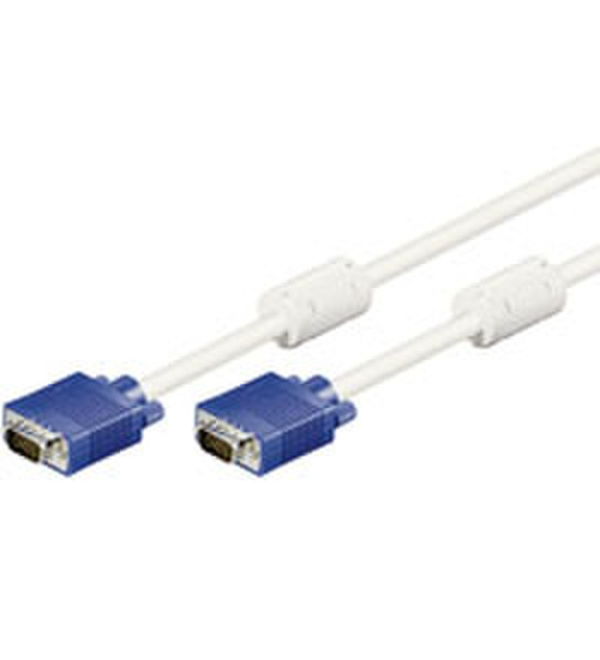 Wentronic 3m Monitor Cable 3m VGA (D-Sub) VGA (D-Sub) White VGA cable