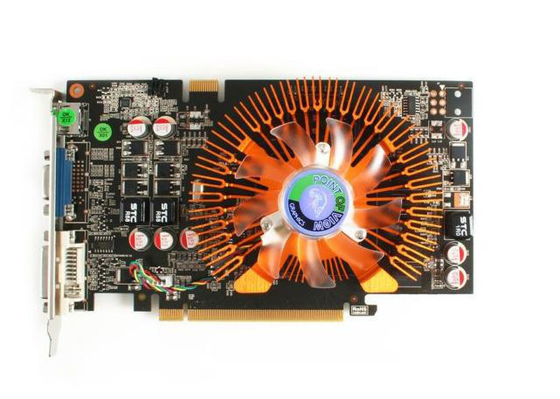 Point of View R-VGA150913H-C GeForce 9800 GT 1GB GDDR3 graphics card