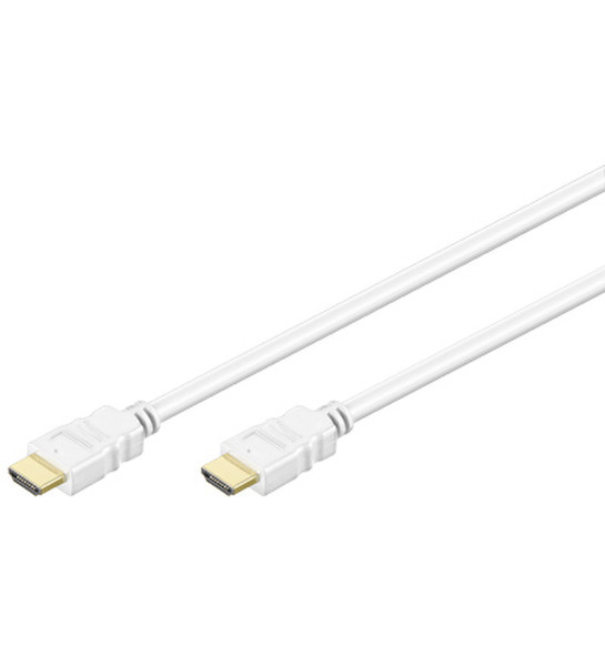 Wentronic HDMI Cable 5.0m 5m White HDMI cable