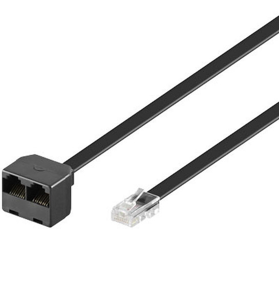 Wentronic 69580 6m Black networking cable