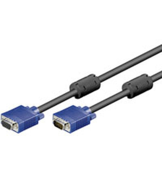 Wentronic 5m Monitor Cable 5m VGA (D-Sub) VGA (D-Sub) Black VGA cable