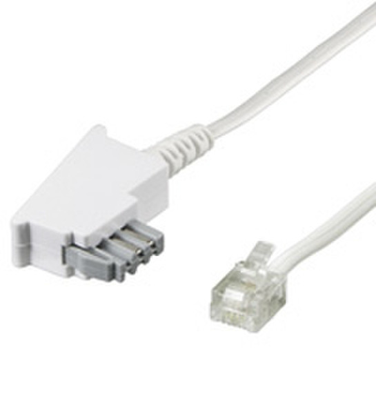 Wentronic 69533 10m White telephony cable