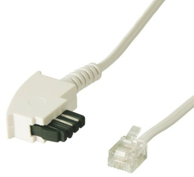 Wentronic 69594 10m White telephony cable