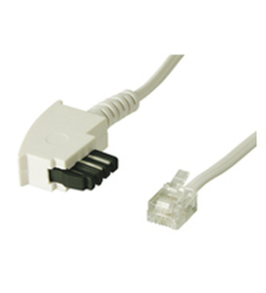 Wentronic TAE-F 600 - 6m 6m White networking cable