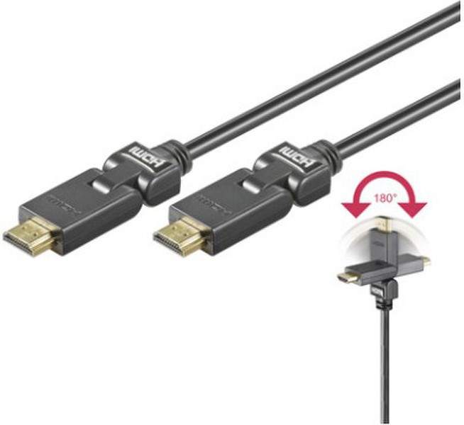 Wentronic MMK 626-500 G 5m HDMI HDMI Schwarz HDMI-Kabel