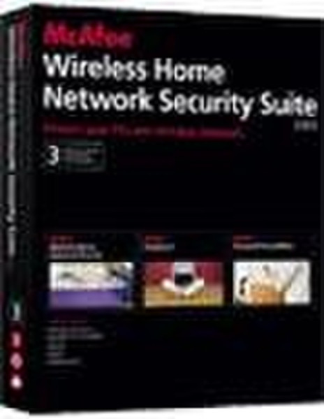 McAfee Wireless Home Network Security Suite 3пользов. DUT