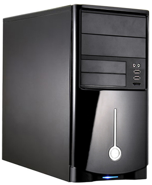 Compucase 6T10 Mini-Tower Черный, Cеребряный системный блок