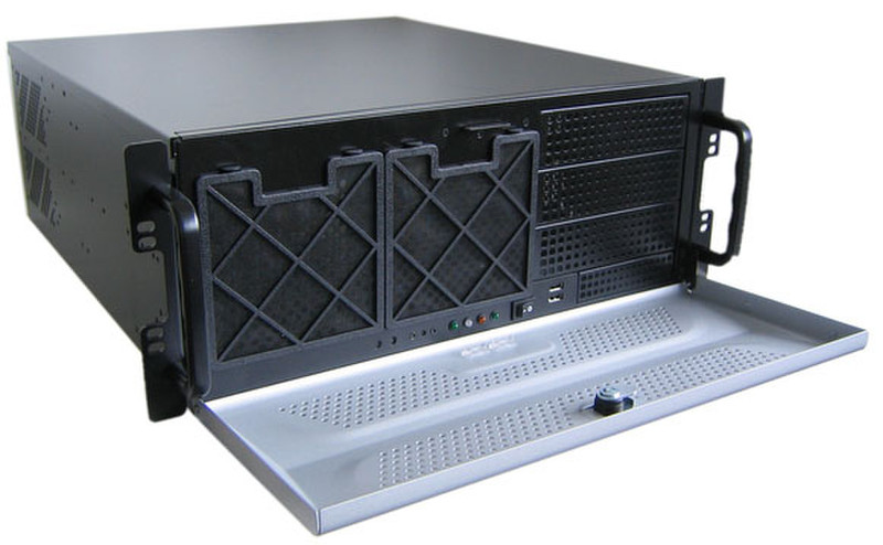 Compucase S401BS-atx Черный, Серый системный блок