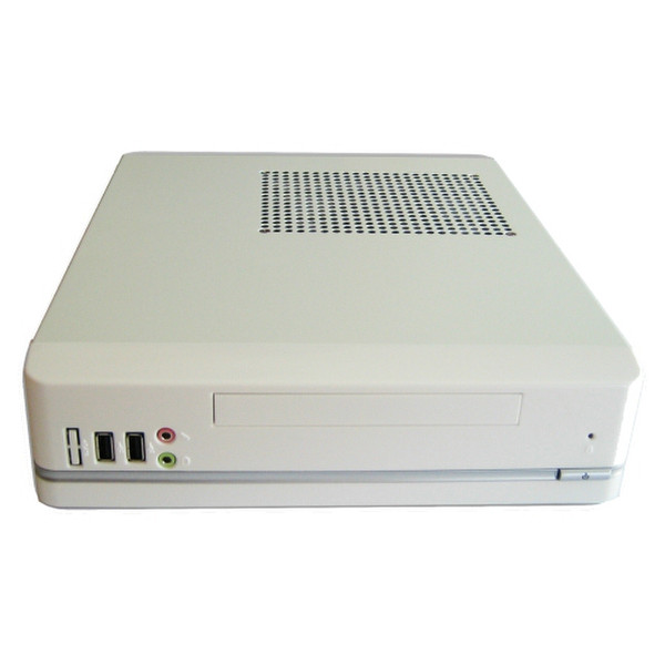 Compucase 8K01 Mini-Tower 120Вт Cеребряный, Белый системный блок