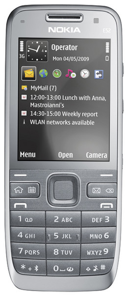 Nokia E52 Single SIM Grey smartphone