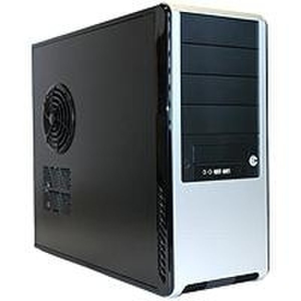 Compucase 6C60 Midi-Tower Black,Silver computer case