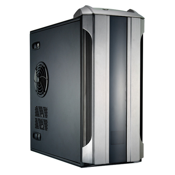 Compucase 6XM1 Midi-Tower Черный, Cеребряный системный блок