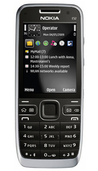 Nokia E52 Single SIM Black smartphone