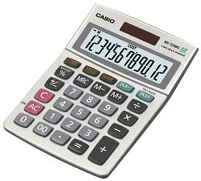 Casio MS-120MS Настольный Basic calculator Белый калькулятор