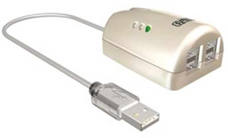 Sweex External 4-Port Mini HUB USB 2.0 480Мбит/с Белый хаб-разветвитель