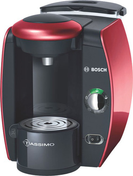 Bosch TAS4013GB Pod coffee machine 2L Black,Red coffee maker