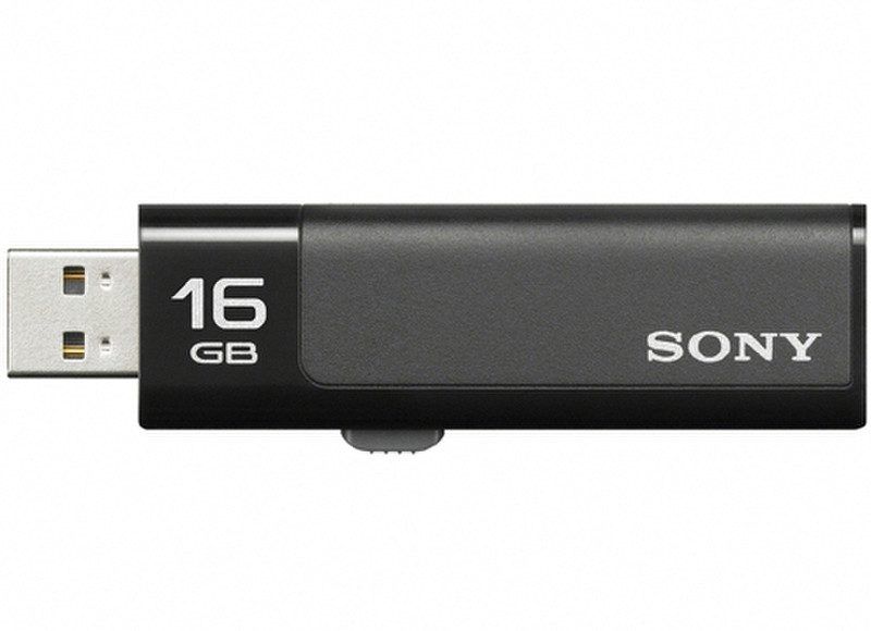 Sony USM16GN-FIFA 16ГБ USB 2.0 Тип -A Черный USB флеш накопитель