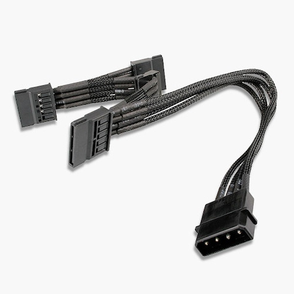 NZXT CB-44SATA Black cable interface/gender adapter