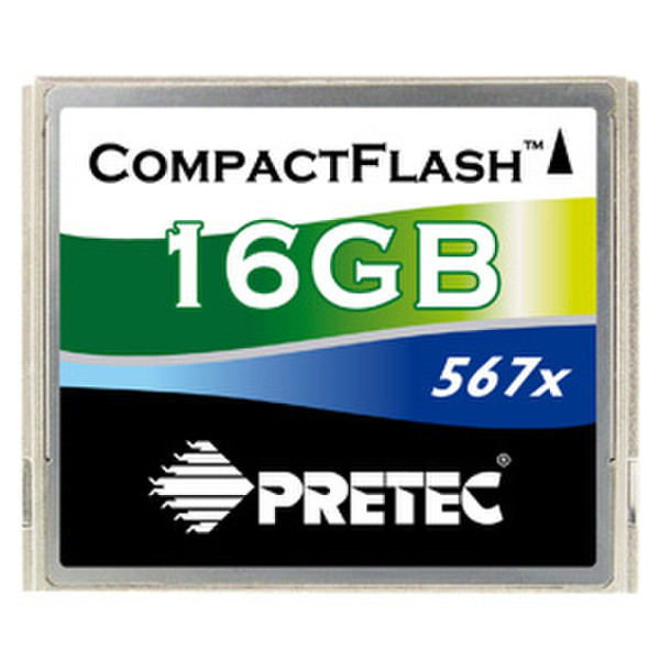 Pretec Compact Flash 16GB 16GB CompactFlash memory card