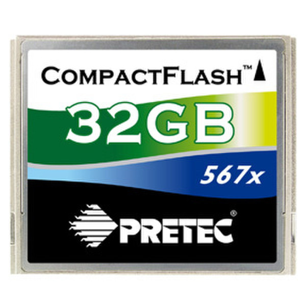 Pretec Compact Flash 32GB 32GB Kompaktflash Speicherkarte