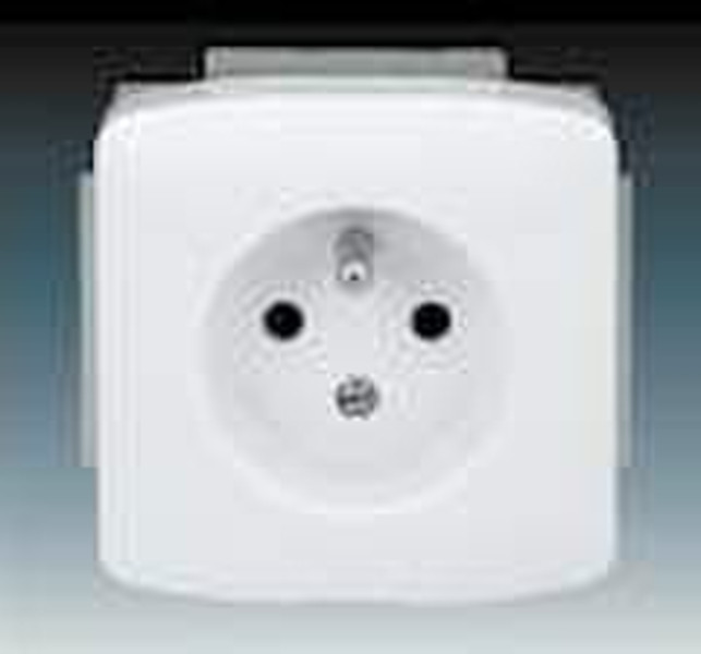 ABB 5518A-A2349 B White outlet box
