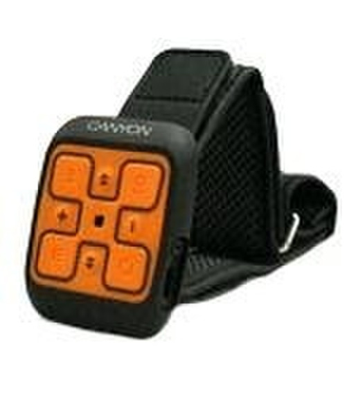 Canyon MP3 Player Flash, 512MB Tuner 76 ~ 108MHz, USB2.0, Black/Orange