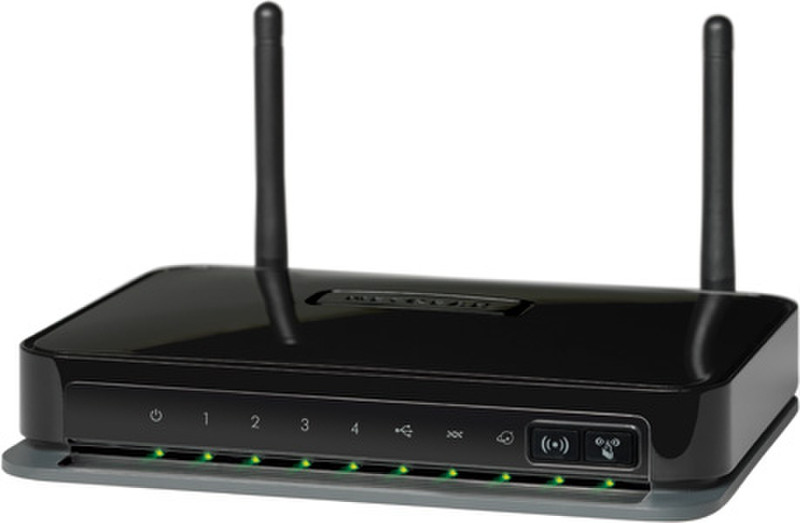 Netgear DGN2200 Black wireless router