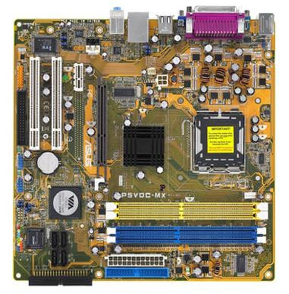 ASUS P5VDC-MX VIA P4M800 Pro Socket T (LGA 775) Micro ATX motherboard