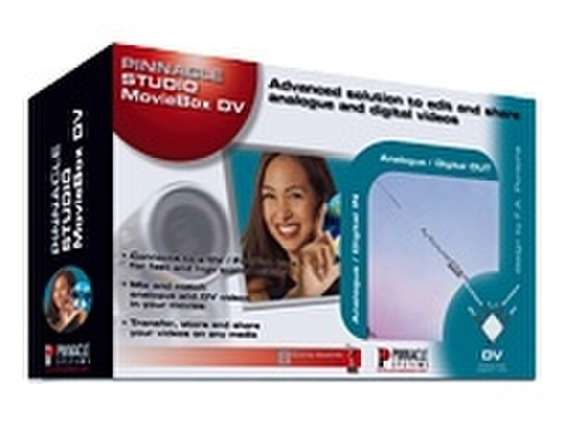 Pinnacle k Studio MovieBoxDV NL+Instant CD DVDFoc