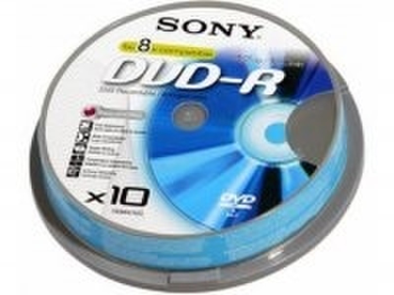 Sony DVD-R Spindle 4.7GB 10pc(s)