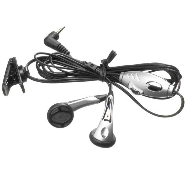 Qtek Headset for 8300 Стереофонический Проводная Черный, Cеребряный гарнитура мобильного устройства