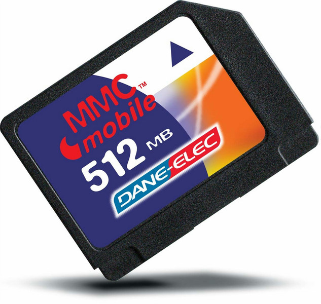 Dane-Elec 512MB MultiMediaCard Mobile + Adapter 0.5ГБ MMC карта памяти