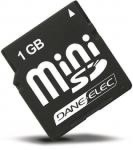 Dane-Elec 1024MB Mini SecureDigitalCard 1ГБ MiniSD карта памяти