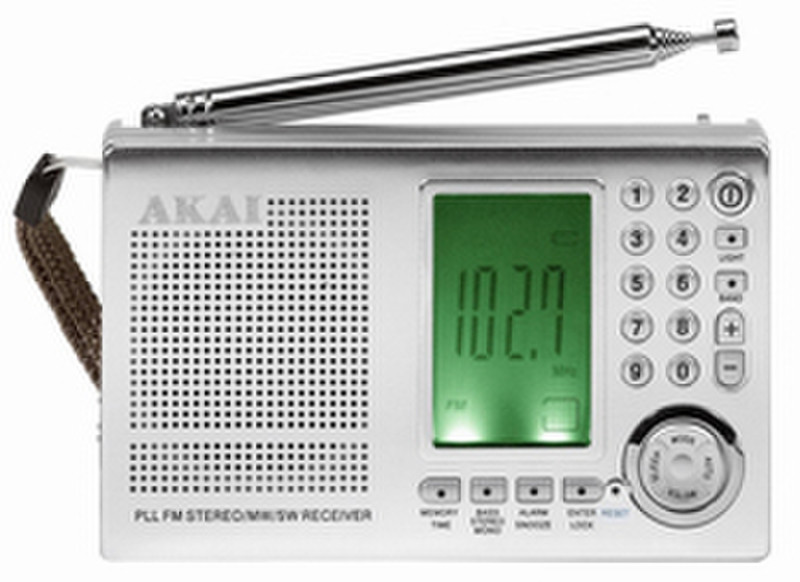 Akai World receiver Цифровой Белый радиоприемник